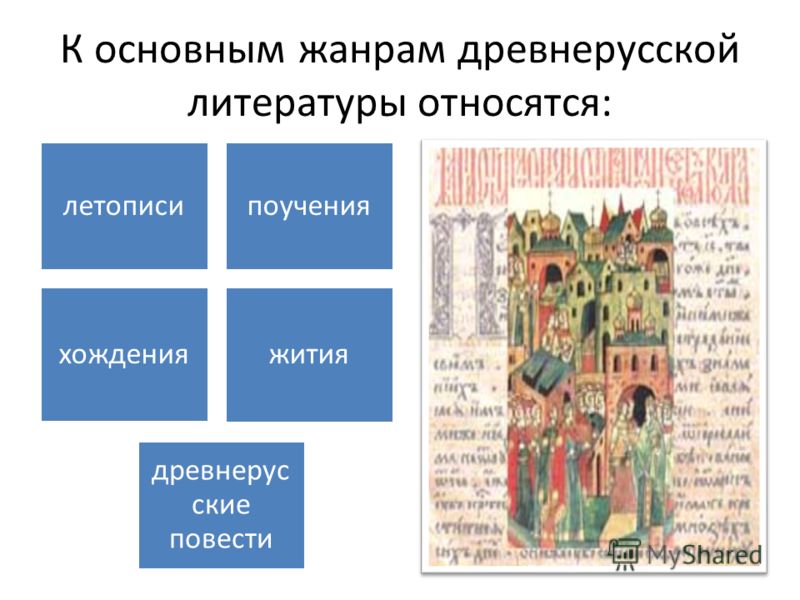 Особый жанр древнерусской литературы