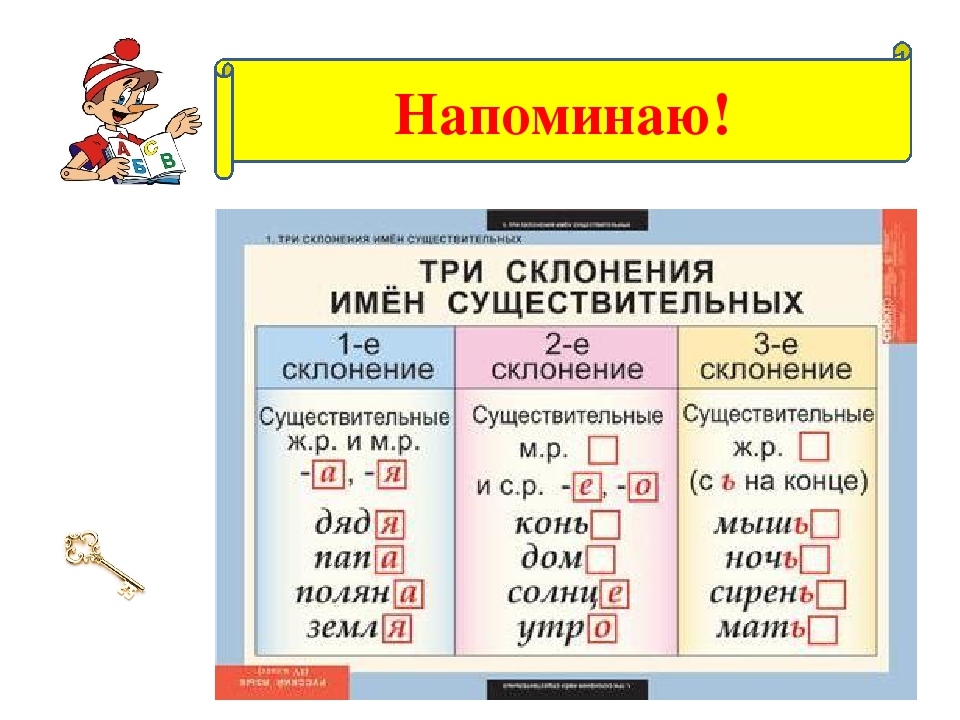 Склонения в русском языке 5 класс таблица с примерами для чайников картинки